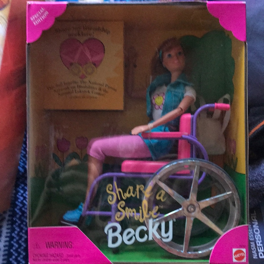 Becky - with wheelchair